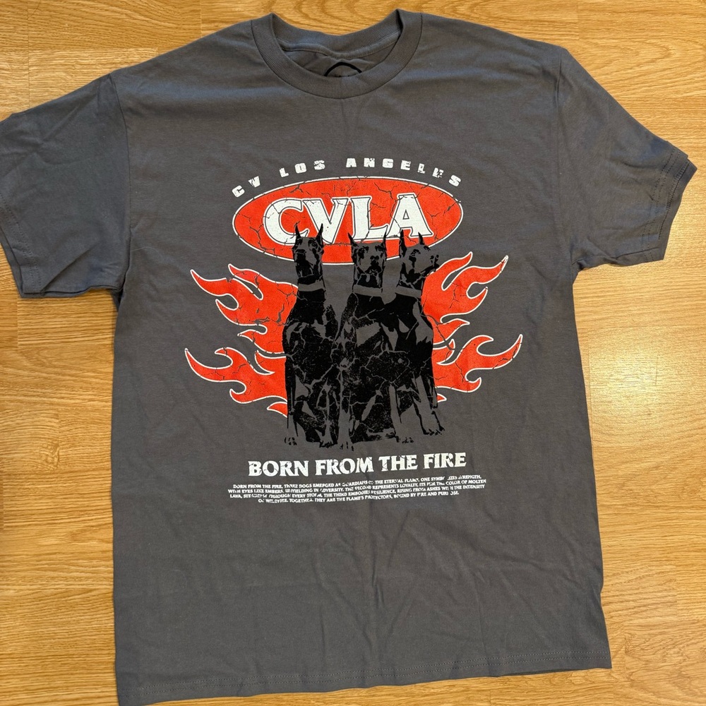 CVLA “Born From The Fire” Graphic Tee – Size Medium – Brand New – $25